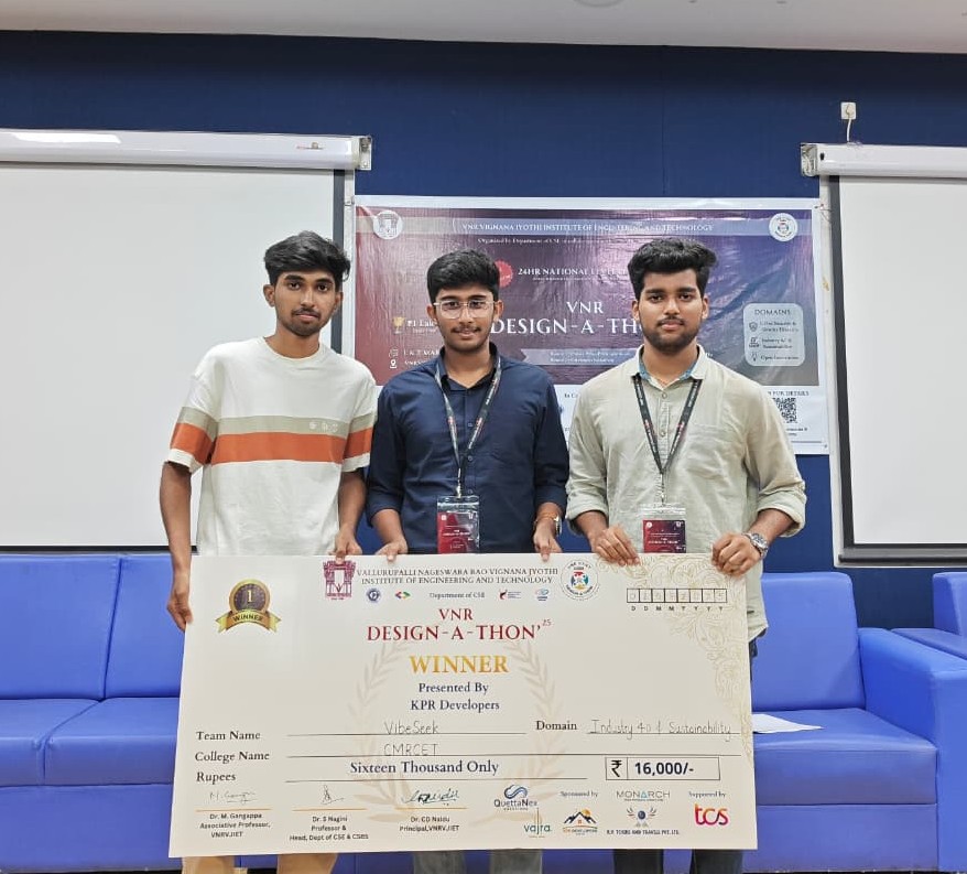 VNR VJIT Hackathon Winning Moment